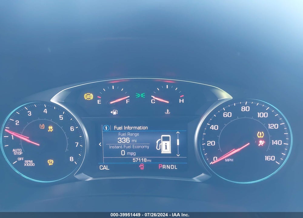 2020 CHEVROLET EQUINOX FWD LT 2.0L TURBO VIN: 3GNAXLEX9LS526039