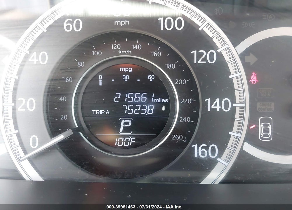2013 HONDA ACCORD VIN: 1HGCR2F39DA255764