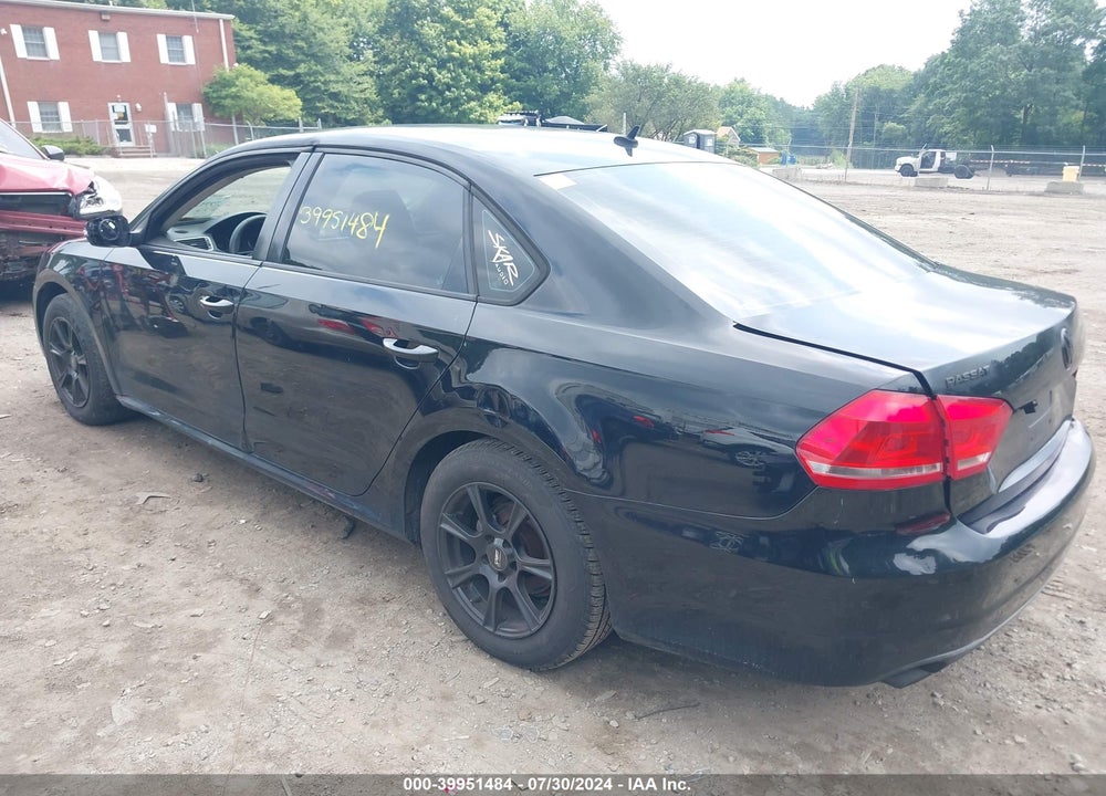 2013 VOLKSWAGEN PASSAT 2.5L S/2.5L WOLFSBURG EDITION VIN: 1VWAP7A30DC061531
