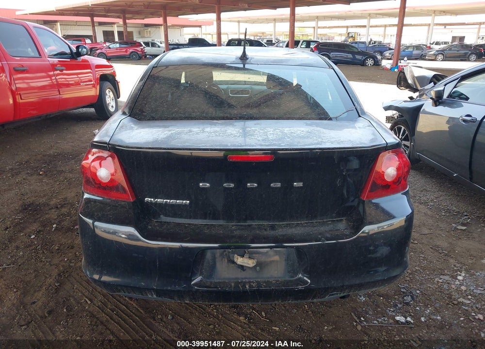 2012 DODGE AVENGER SE VIN: 1C3CDZAB4CN311089