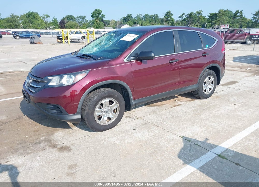 2014 HONDA CR-V LX VIN: 5J6RM4H38EL041025