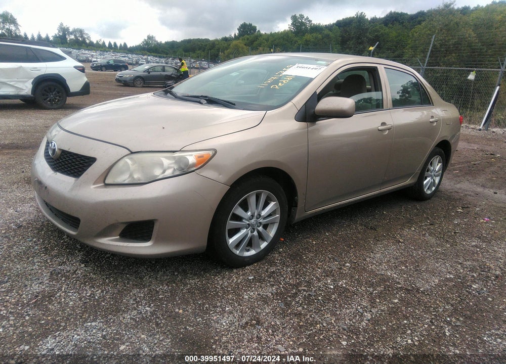 2009 TOYOTA COROLLA LE VIN: 1NXBU40EX9Z008334