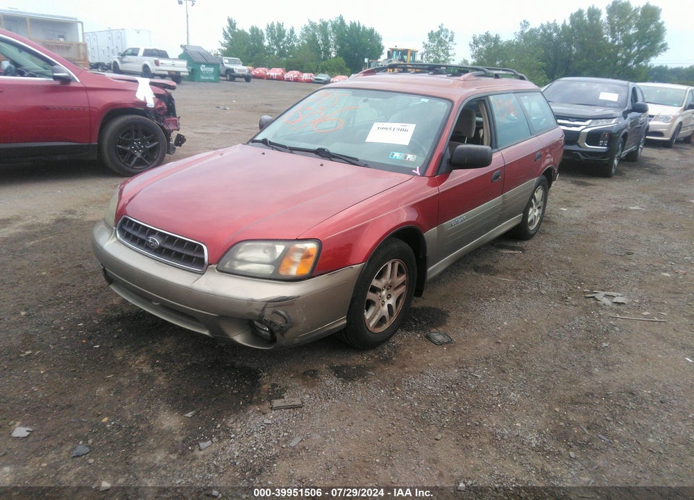 2004 SUBARU OUTBACK VIN: 4S3BH675247631481