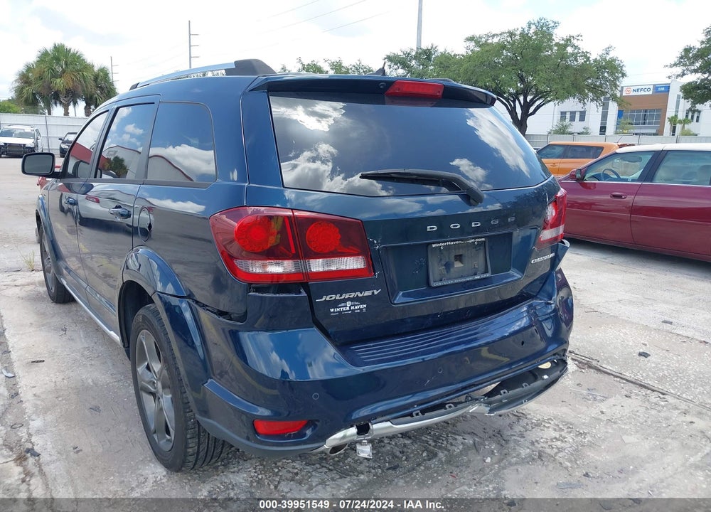 2015 DODGE JOURNEY CROSSROAD VIN: 3C4PDCGG2FT745626