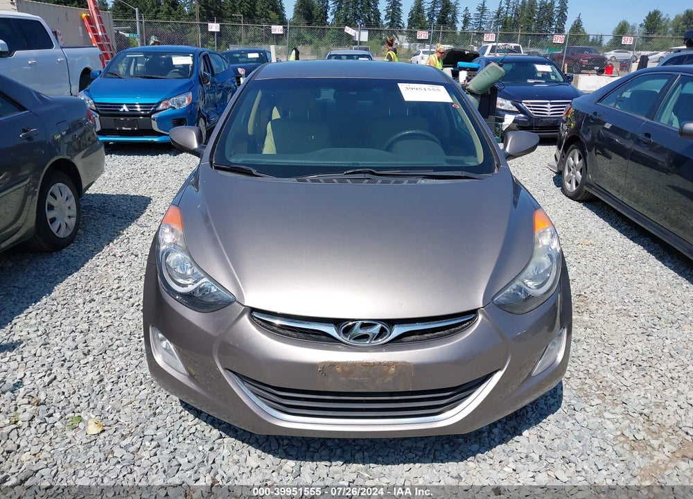 2012 HYUNDAI ELANTRA GLS VIN: 5NPDH4AE4CH113193