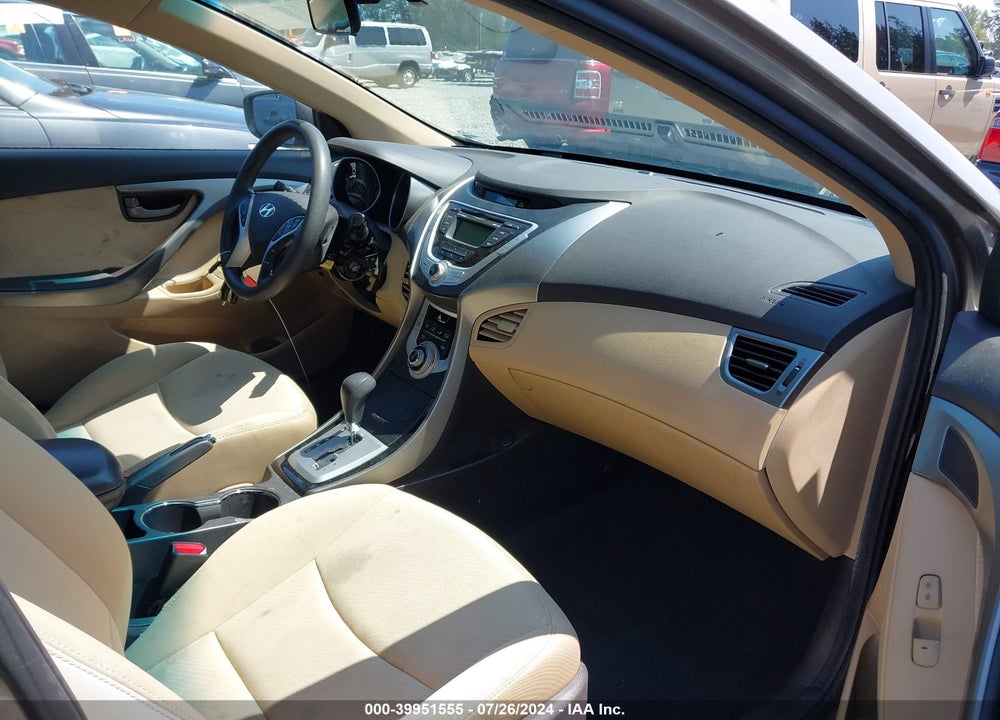 2012 HYUNDAI ELANTRA GLS VIN: 5NPDH4AE4CH113193