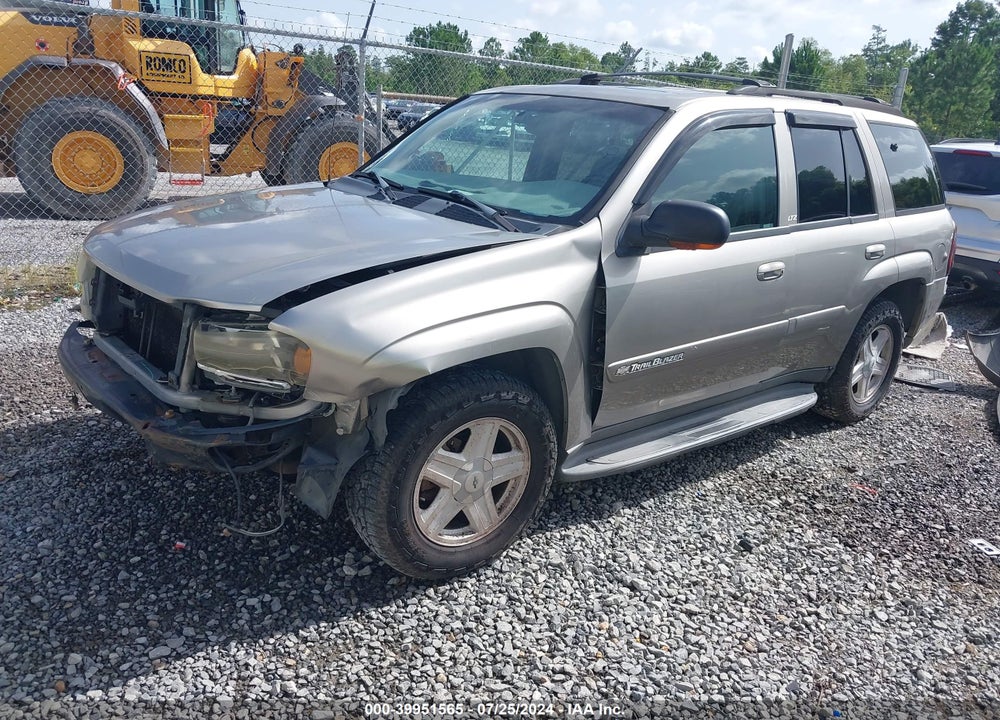 2002 CHEVROLET TRAILBLAZER LTZ VIN: 1GNDS13S622497648