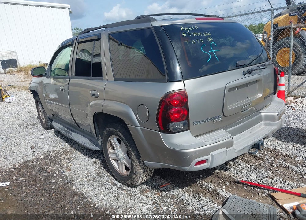 2002 CHEVROLET TRAILBLAZER LTZ VIN: 1GNDS13S622497648