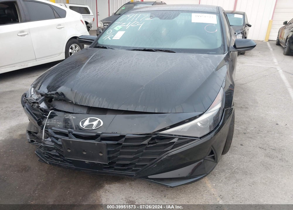 2022 HYUNDAI ELANTRA SEL VIN: 5NPLS4AG6NH077220