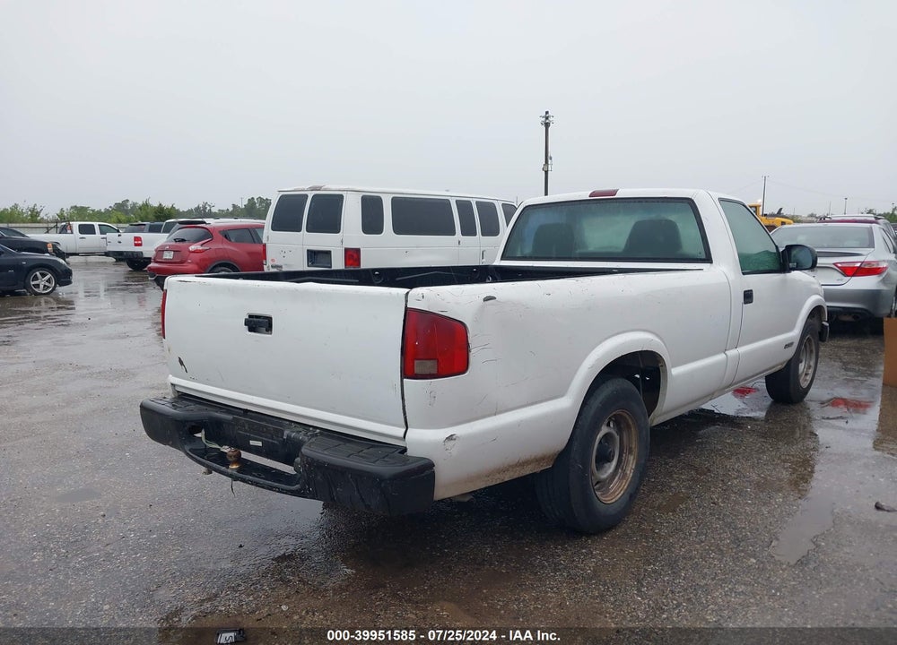 2000 CHEVROLET S-10 VIN: 1GCCS1440YK160681
