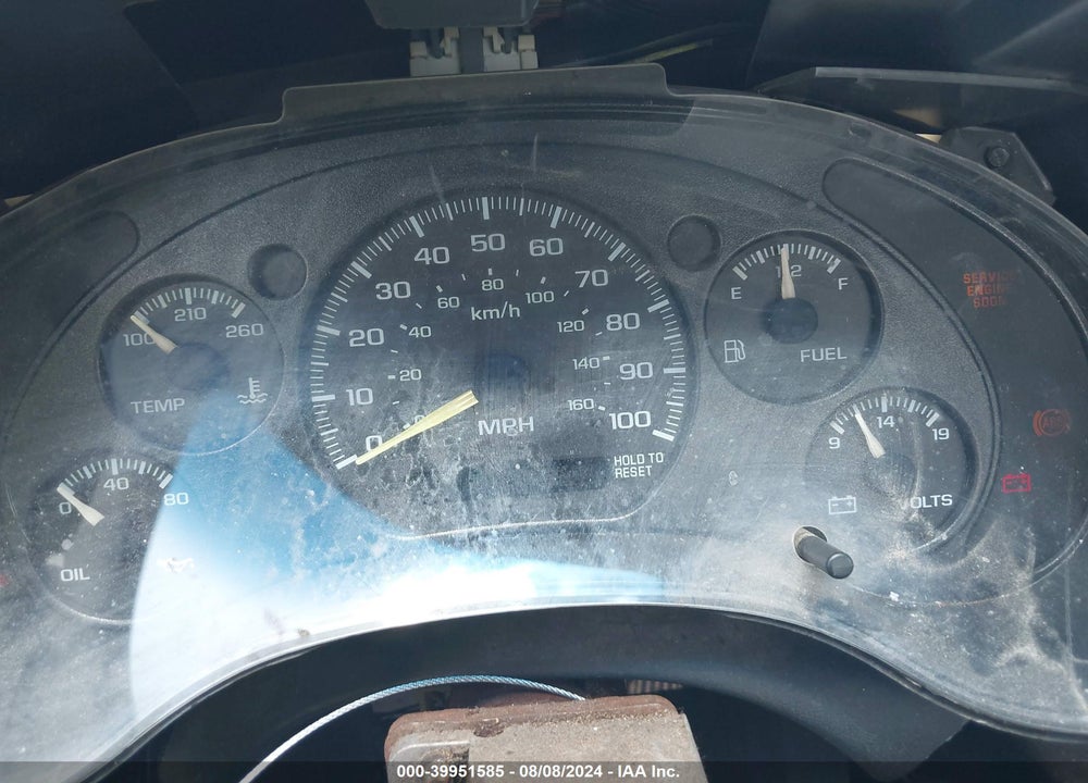 2000 CHEVROLET S-10 VIN: 1GCCS1440YK160681