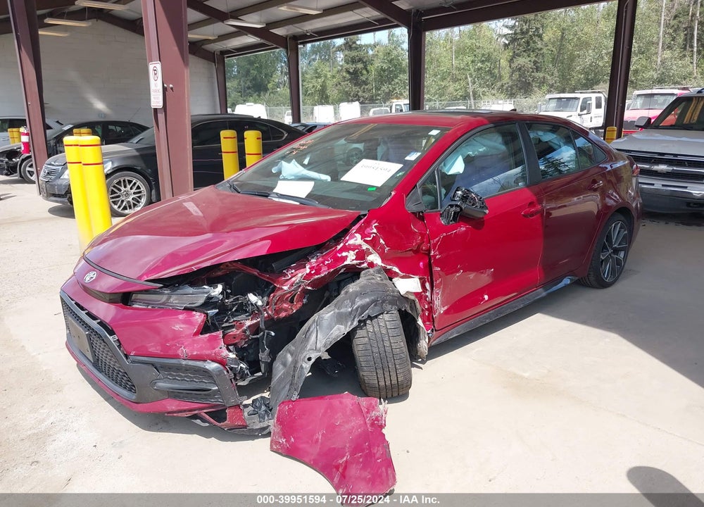 2022 TOYOTA COROLLA XSE/XSE APEX EDITION VIN: 5YFT4MCE9NP098197