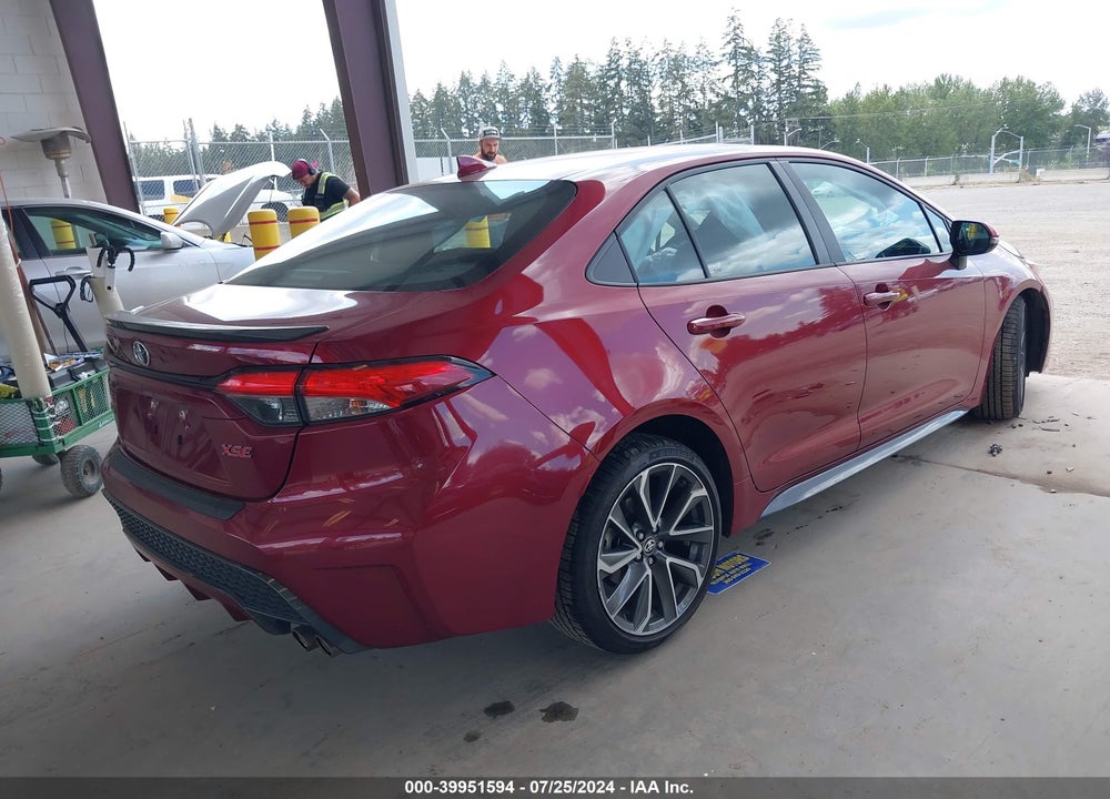 2022 TOYOTA COROLLA XSE/XSE APEX EDITION VIN: 5YFT4MCE9NP098197