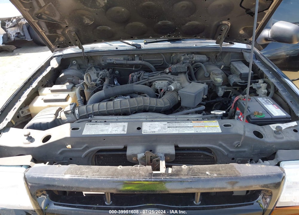 2000 FORD RANGER XL/XLT VIN: 1FTYR14V5YPA76594