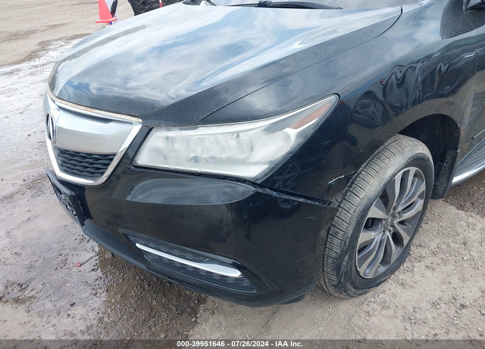 2015 ACURA MDX TECHNOLOGY PKG W/ENTERTAINMENT PKG VIN: 5FRYD4H60FB002704