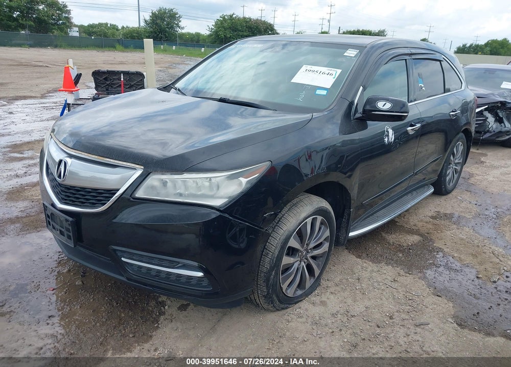2015 ACURA MDX TECHNOLOGY PKG W/ENTERTAINMENT PKG VIN: 5FRYD4H60FB002704