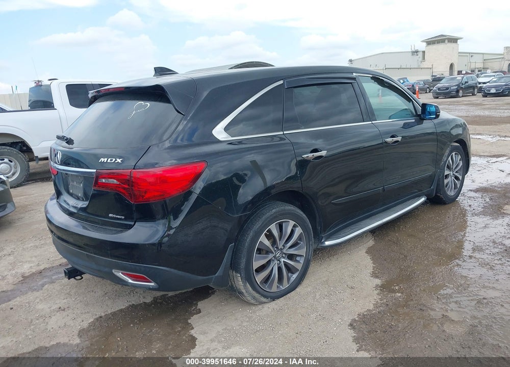 2015 ACURA MDX TECHNOLOGY PKG W/ENTERTAINMENT PKG VIN: 5FRYD4H60FB002704