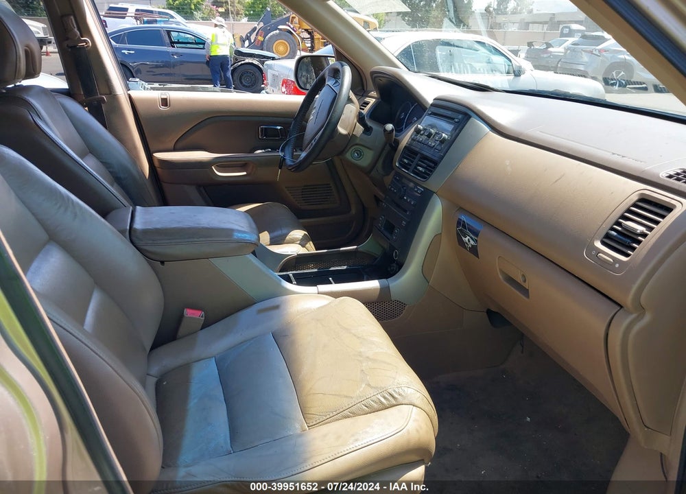 2007 HONDA PILOT EX-L VIN: 5FNYF18687B009928