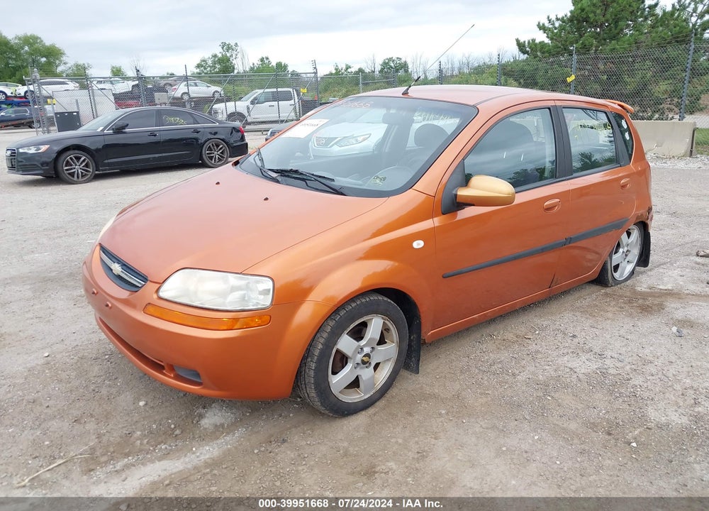 2006 CHEVROLET AVEO LT VIN: KL1TG66636B664529