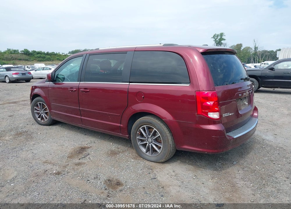 2017 DODGE GRAND CARAVAN SXT VIN: 2C4RDGCG5HR842945
