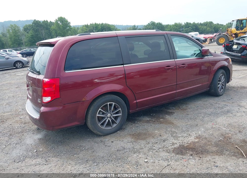 2017 DODGE GRAND CARAVAN SXT VIN: 2C4RDGCG5HR842945