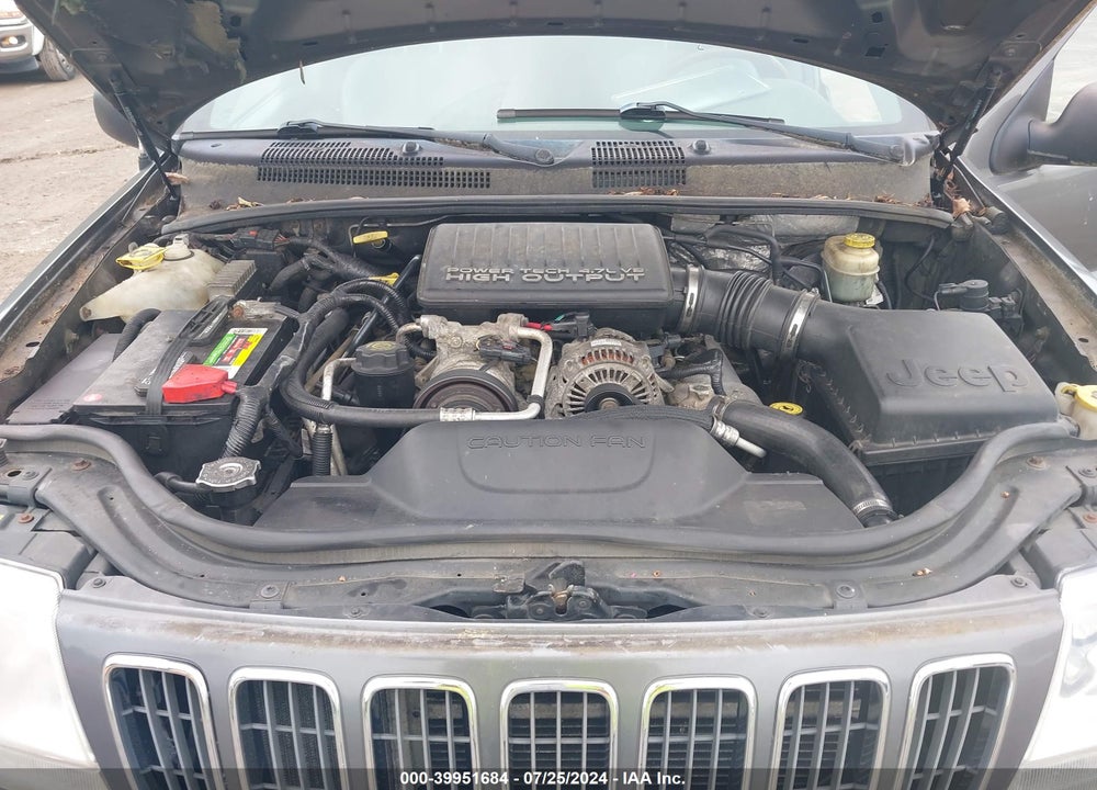2003 JEEP GRAND CHEROKEE OVERLAND VIN: 1J8GW68J03C532275