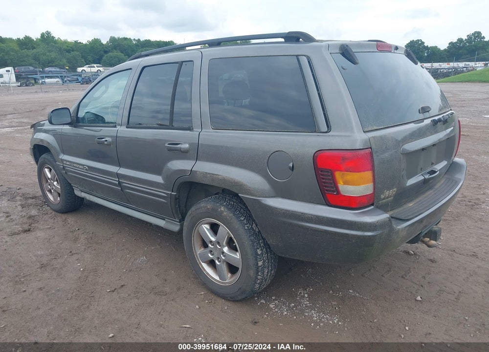 2003 JEEP GRAND CHEROKEE OVERLAND VIN: 1J8GW68J03C532275