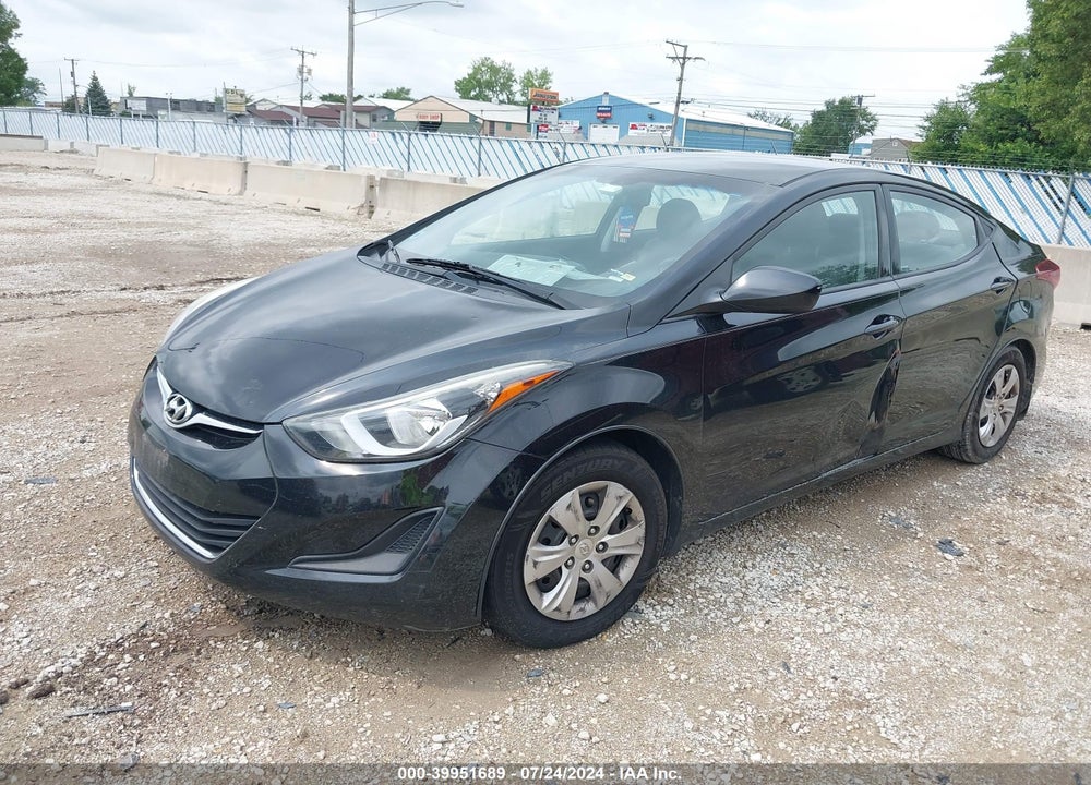 2016 HYUNDAI ELANTRA SE VIN: 5NPDH4AE2GH792290