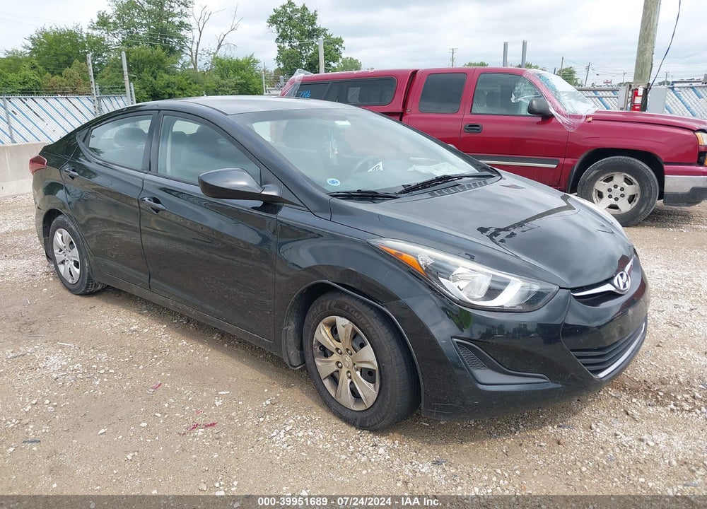 2016 HYUNDAI ELANTRA SE VIN: 5NPDH4AE2GH792290