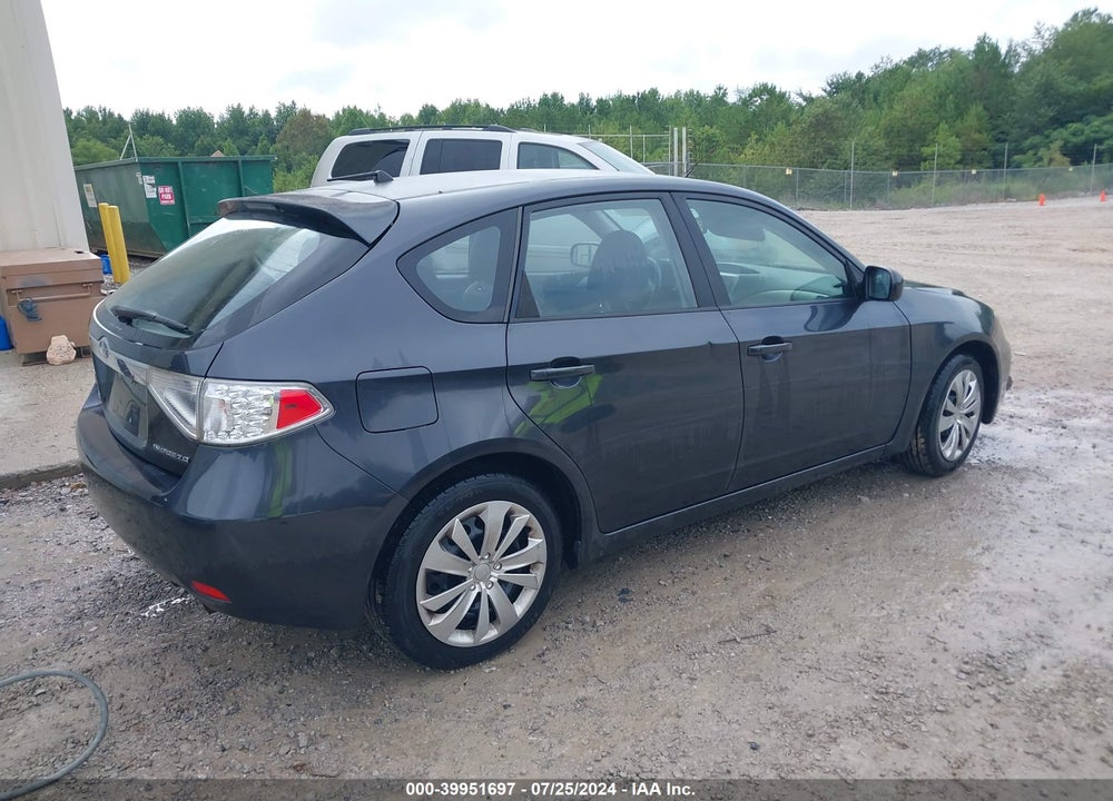 2008 SUBARU IMPREZA 2.5I VIN: JF1GH61648H834370