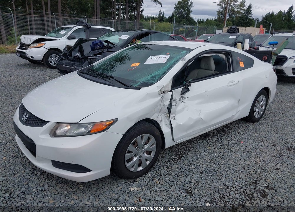 2012 HONDA CIVIC LX VIN: 2HGFG3B56CH547386