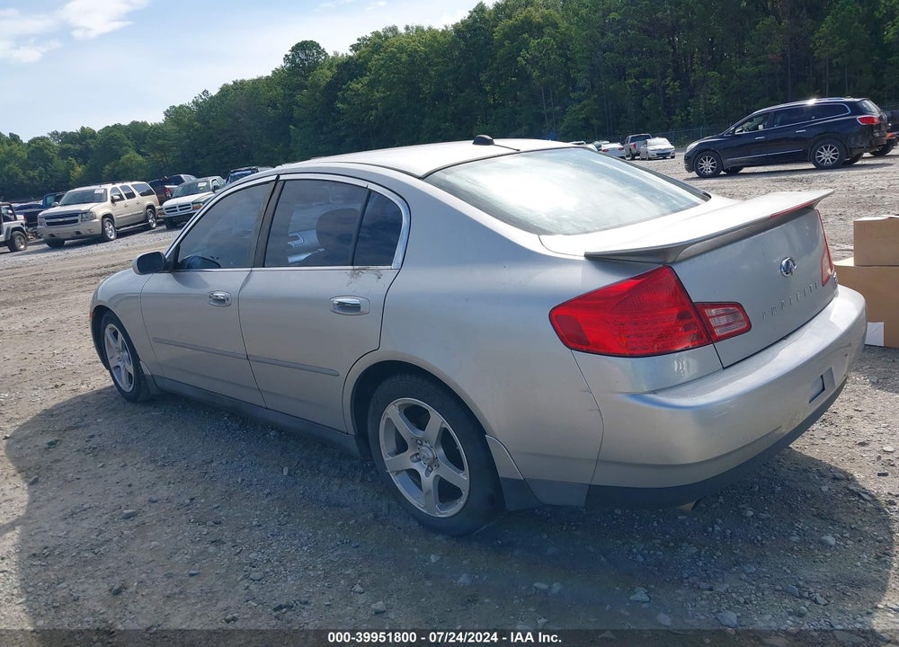 2004 INFINITI G35 VIN: JNKCV51E24M103911