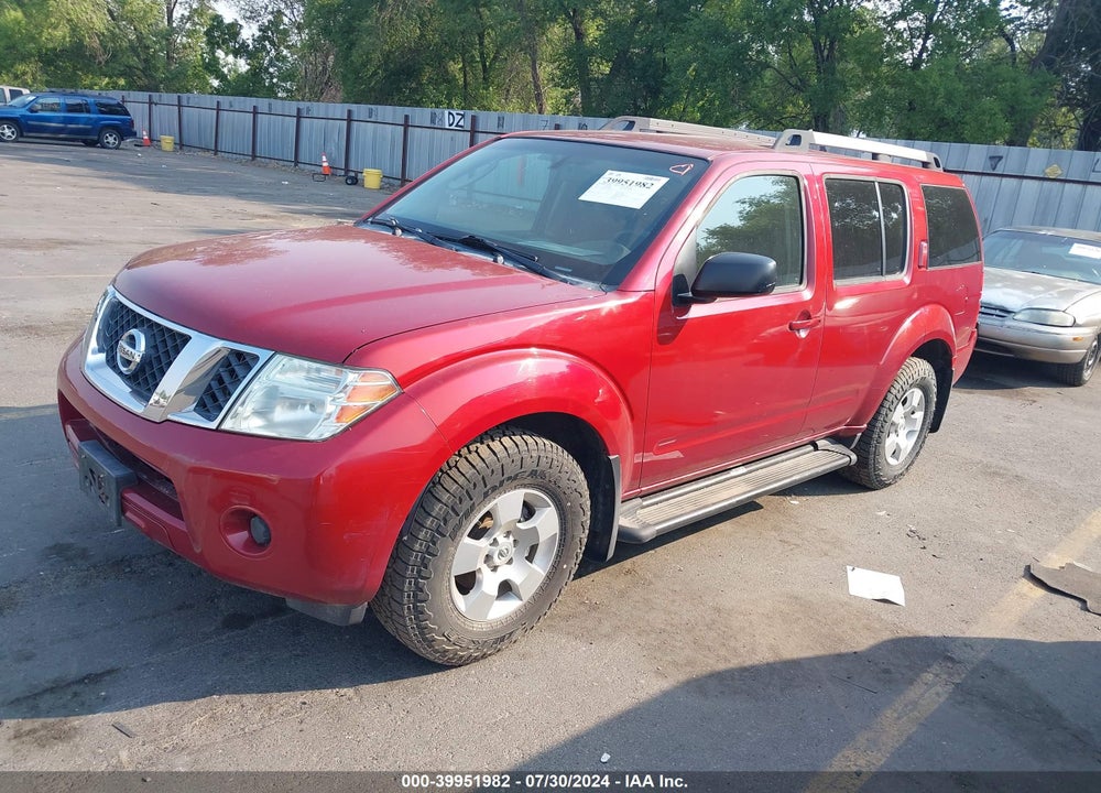 2011 NISSAN PATHFINDER S VIN: 5N1AR1NN4BC606631