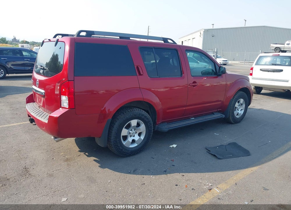 2011 NISSAN PATHFINDER S VIN: 5N1AR1NN4BC606631