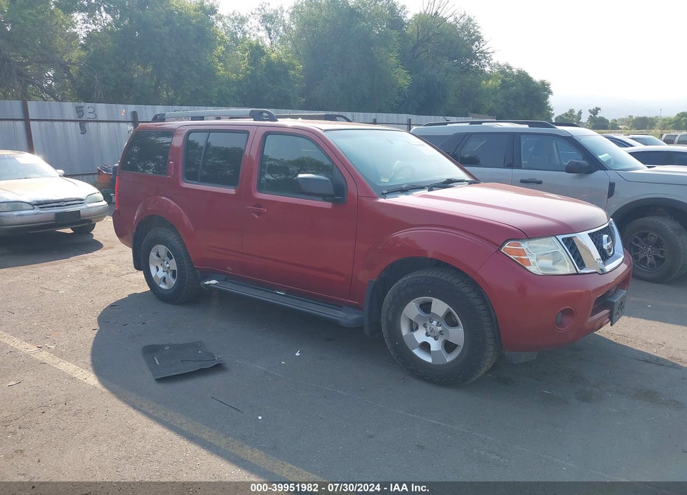 2011 NISSAN PATHFINDER S VIN: 5N1AR1NN4BC606631