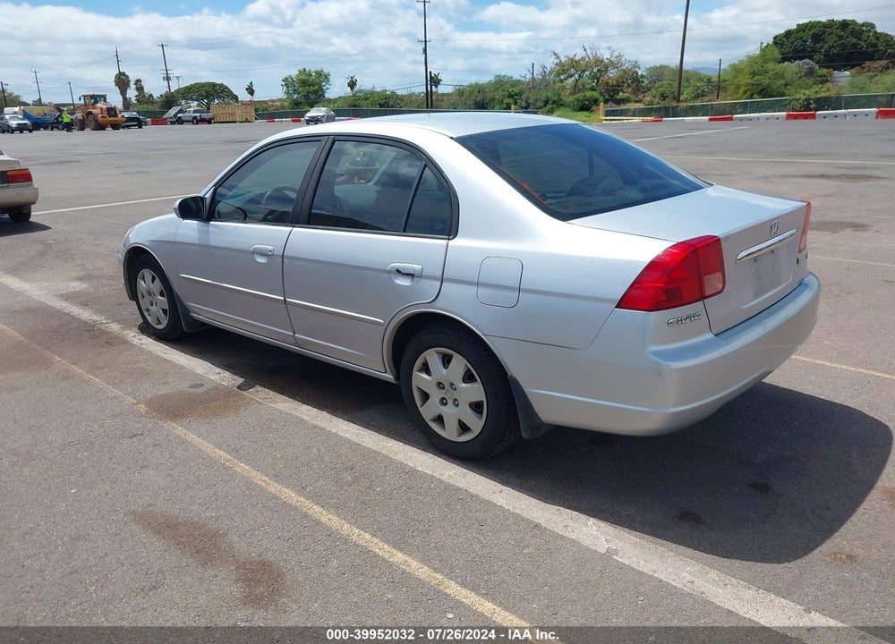 2001 HONDA CIVIC EX VIN: 1HGES26761L010808