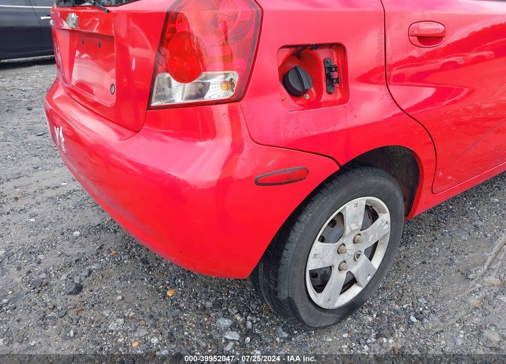 2006 CHEVROLET AVEO LS VIN: KL1TD66676B524539