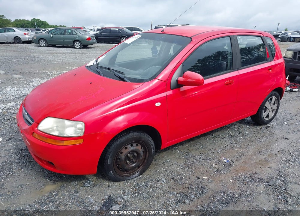 2006 CHEVROLET AVEO LS VIN: KL1TD66676B524539