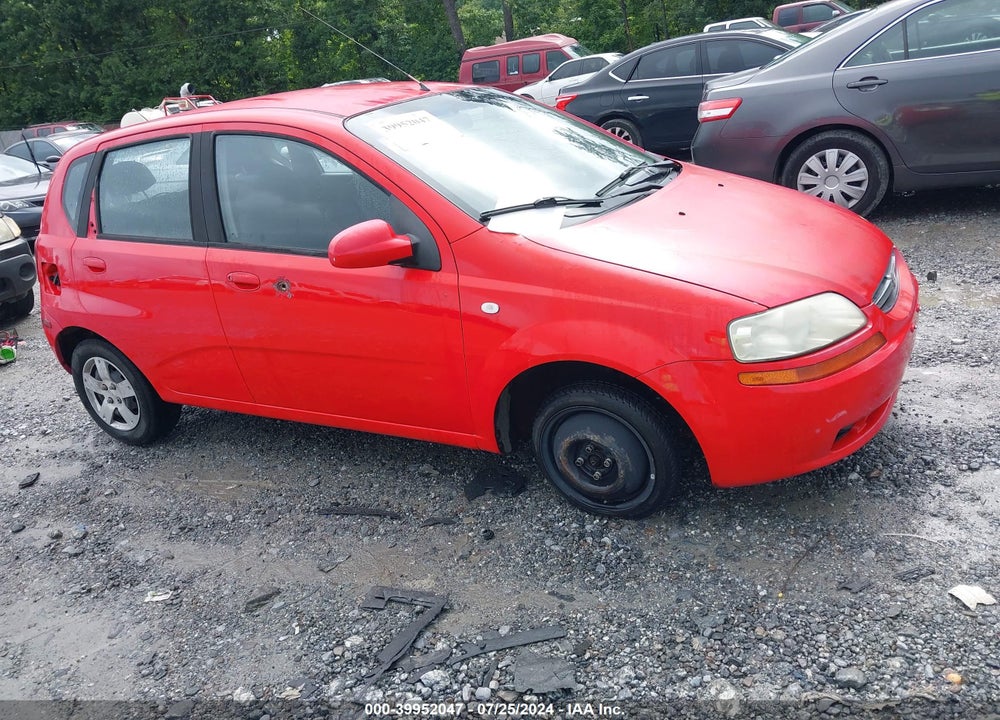 2006 CHEVROLET AVEO LS VIN: KL1TD66676B524539