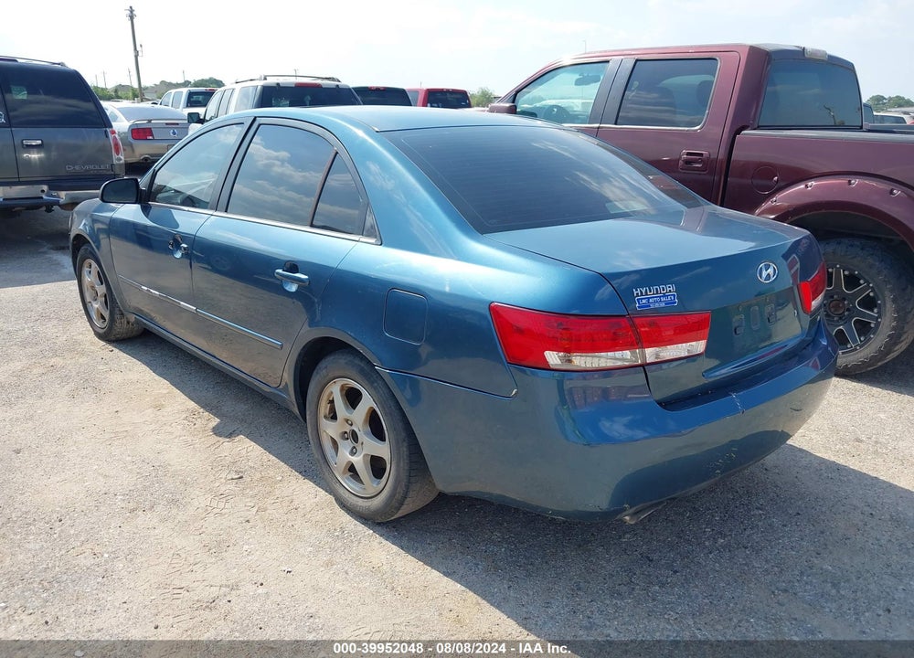 2006 HYUNDAI SONATA GLS V6/LX V6 VIN: 5NPEU46F26H102375