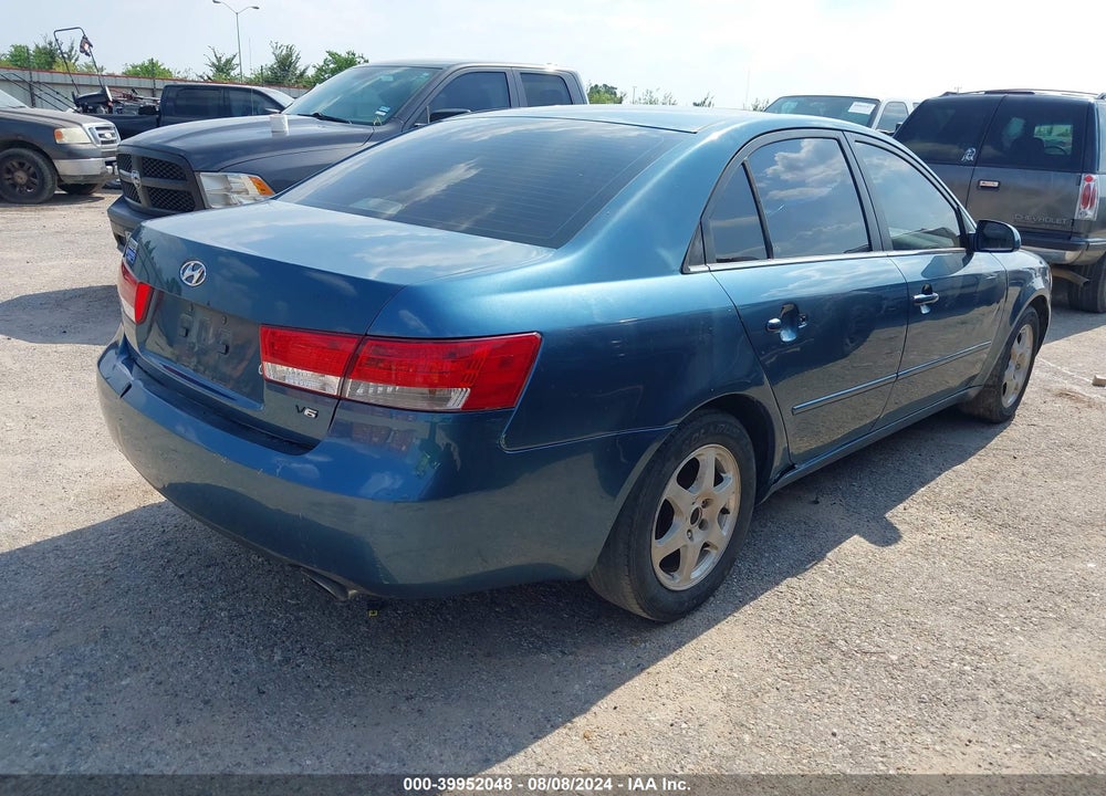 2006 HYUNDAI SONATA GLS V6/LX V6 VIN: 5NPEU46F26H102375