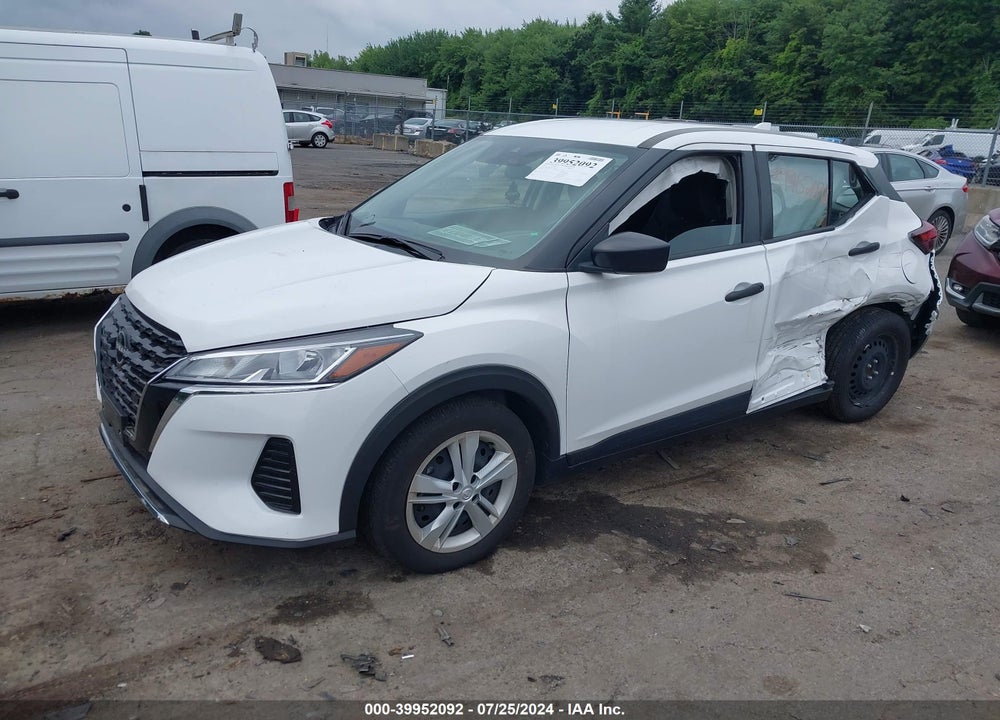 2022 NISSAN KICKS S XTRONIC CVT VIN: 3N1CP5BV2NL516520