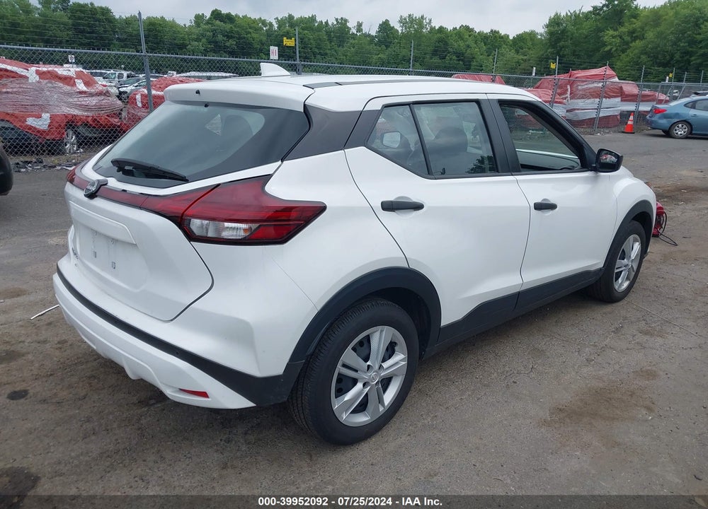 2022 NISSAN KICKS S XTRONIC CVT VIN: 3N1CP5BV2NL516520