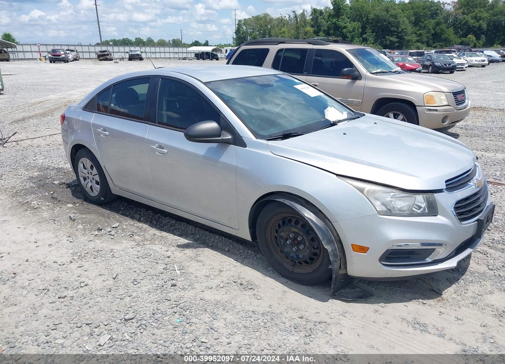 2015 CHEVROLET CRUZE LS AUTO VIN: 1G1PA5SH2F7190551