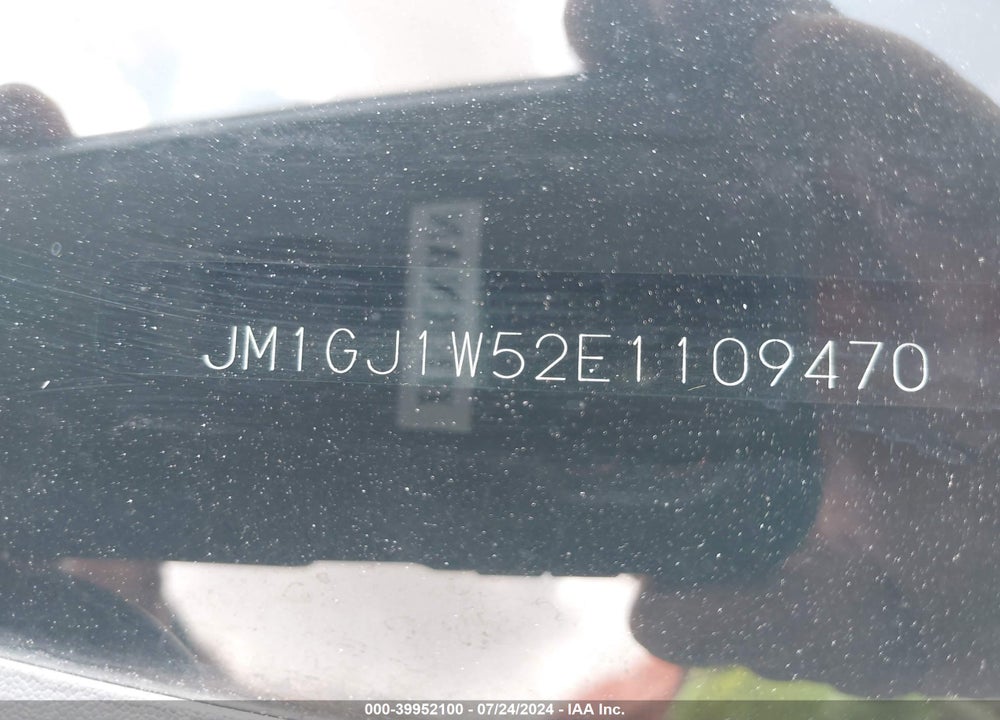 2014 MAZDA 6 I GRAND TOURING VIN: JM1GJ1W52E1109470