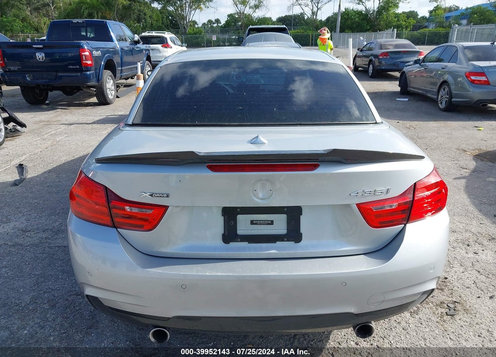 2015 BMW 435I XDRIVE VIN: WBA3T7C59F5A36401