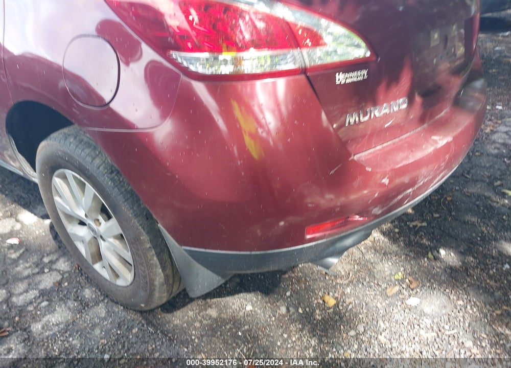 2011 NISSAN MURANO S VIN: JN8AZ1MU0BW053623