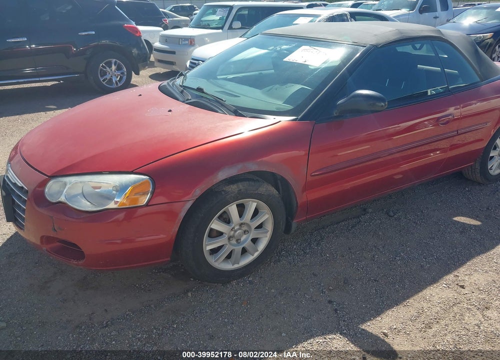 2006 CHRYSLER SEBRING GTC VIN: 1C3EL75R76N153844