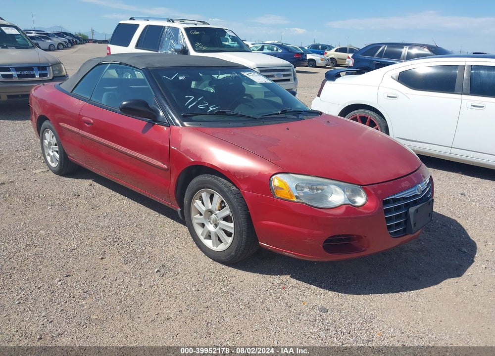 2006 CHRYSLER SEBRING GTC VIN: 1C3EL75R76N153844