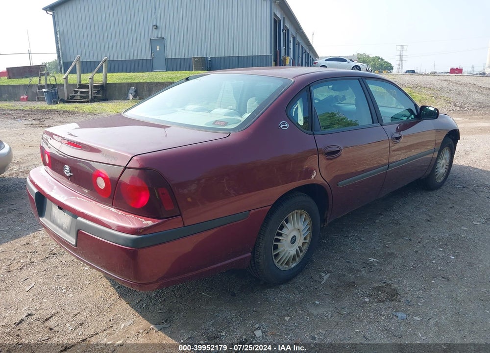 2002 CHEVROLET IMPALA VIN: 2G1WF55E129329169
